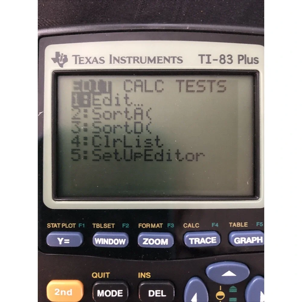 Texas Instruments TI-83 Plus Black/Gray Graphing Calculator with Cover